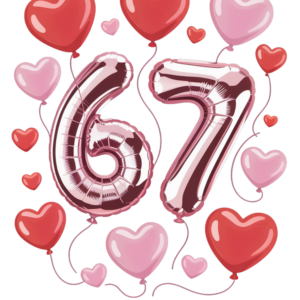 Valentine Balloon 67