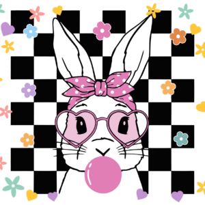 Bubble Gum Bunny Snow Globe Wrap