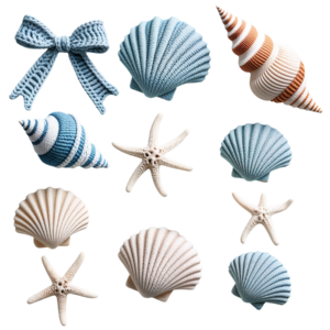 Crochet Shells and Bows