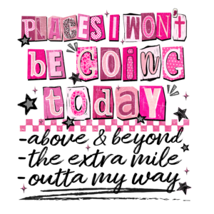 Places I won't go....