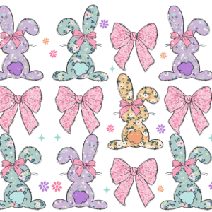 Bunny and Bows Snow Globe