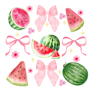 Coquette Watermelon and Bows