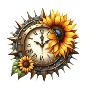 Sunflower Clock