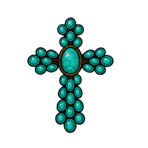Turquoise Jewel Cross