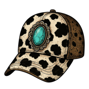 Cow Print Ballcap