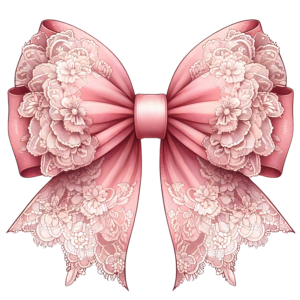 Pink Lace Bow
