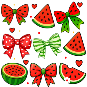 Watermelon and Bows
