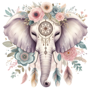 Floral Elephant