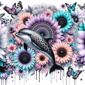 Dolphin Snow Globe Wrap