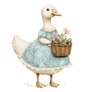 Flower Garden Goose