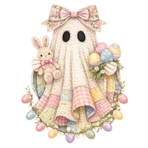 Patchwork Easter Ghost