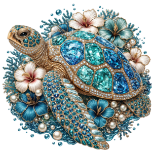 Rhinestone Turtle 2