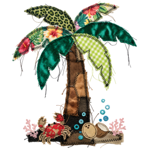 Patchwork Palm Tree