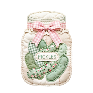 Patchwork Pickle Jar