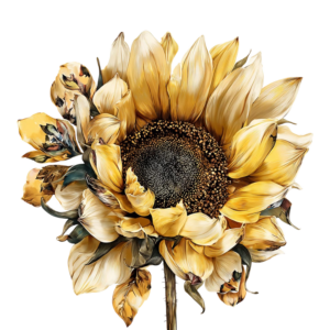 Leopard Print Sunflower