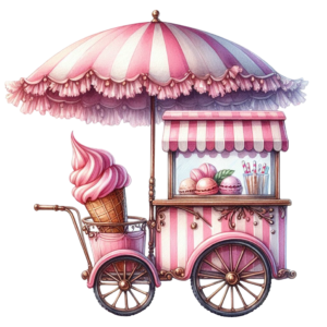 Coquette Ice Cream Cart