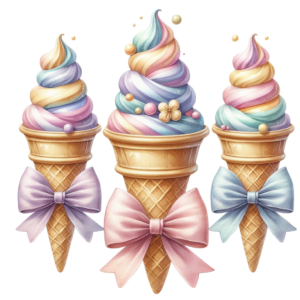 Coquette Ice Cream Trio
