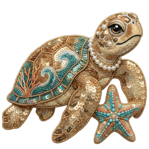 Rhinestone Turtle
