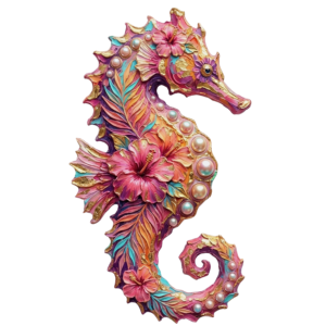 Brushstroke Seahorse