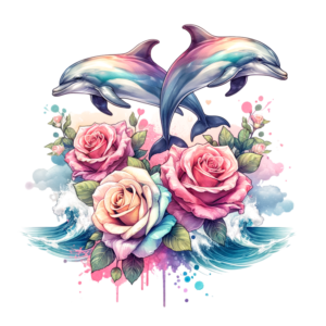 Dolphin's and Roses