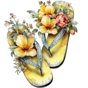 Yellow Flip Flops