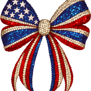 Sparkle Patriotic Bow