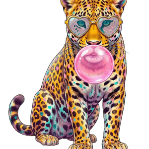 Cheetah Bubble Gum