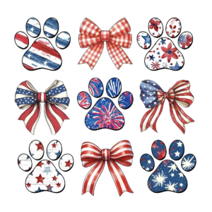 American Dog Paws Element Sheet