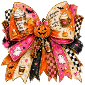 Halloween Coffee Bow