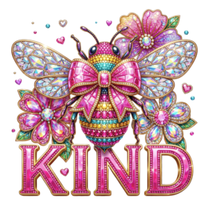 Rhinestone Bee Kind