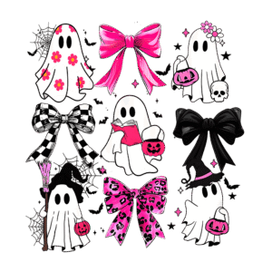 Cute Ghost and Bows