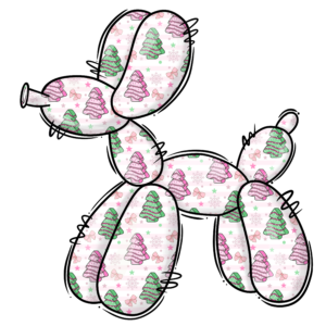 Christmas Tree Balloon Dog