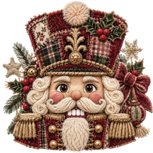 Faux Yarn Nutcracker