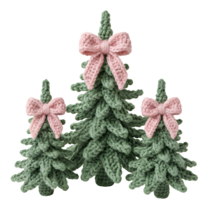 Crochet Christmas Trees