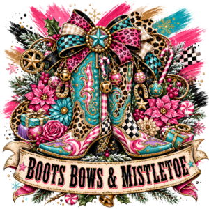 Boots, Bows, & Mistletoe