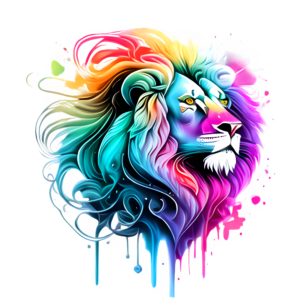 Watercolor Lion