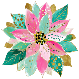 Pink Christmas Poinsettia
